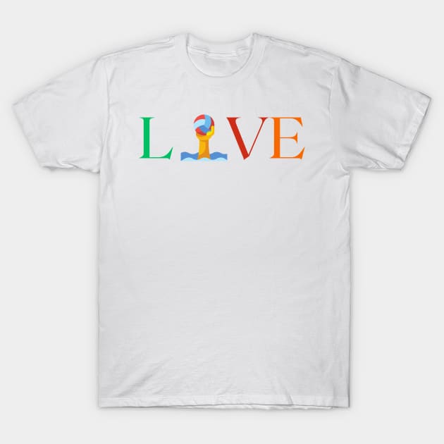 Love Water Polo T-Shirt by TimelessonTeepublic